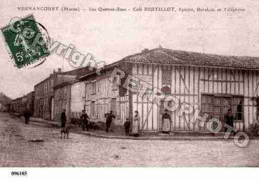 Ville de VERNANCOURT, carte postale ancienne