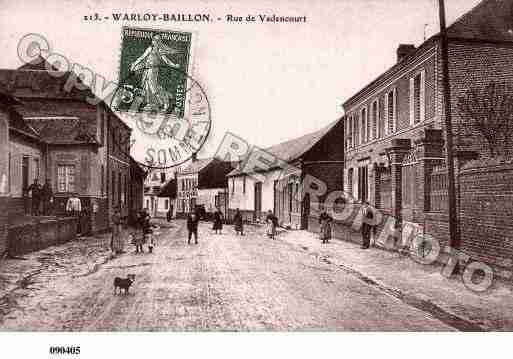 Ville de WARLOYBAILLON, carte postale ancienne