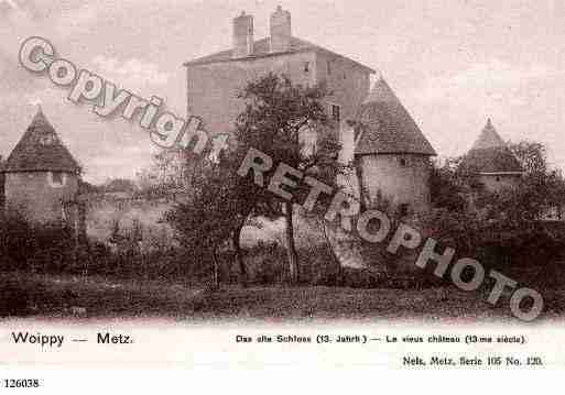 Ville de WOIPPY, carte postale ancienne