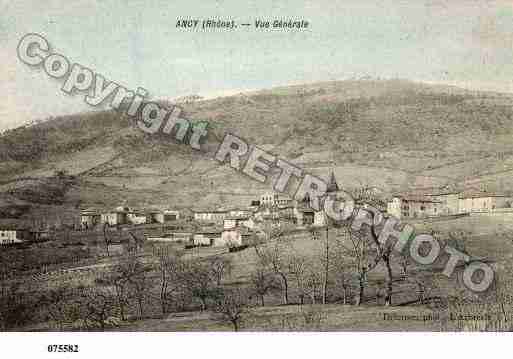 Ville de ANCY, carte postale ancienne