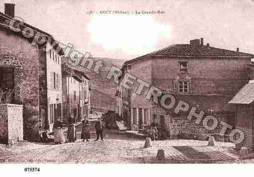 Ville de ANCY, carte postale ancienne