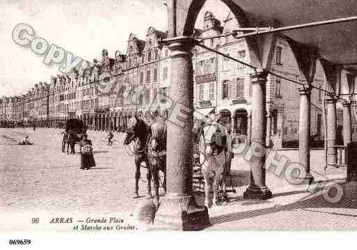 Ville de ARRAS, carte postale ancienne