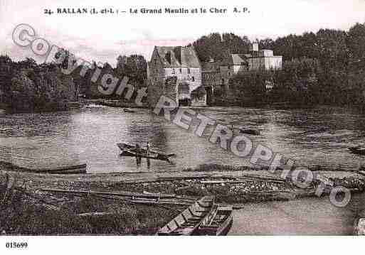 Ville de BALLANMIRE, carte postale ancienne