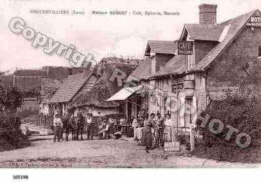 Ville de BOUCHEVILLIERS, carte postale ancienne