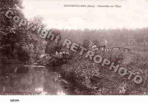 Ville de BOUCHEVILLIERS, carte postale ancienne