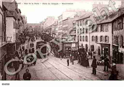 Ville de BREST, carte postale ancienne