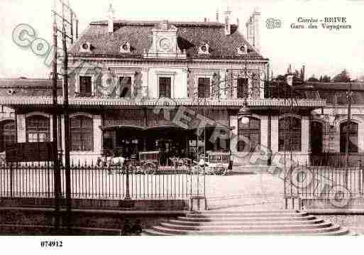 Ville de BRIVELAGAILLARDE, carte postale ancienne