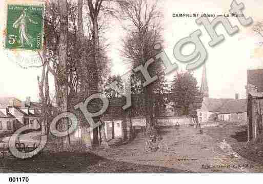 Ville de CAMPREMY, carte postale ancienne