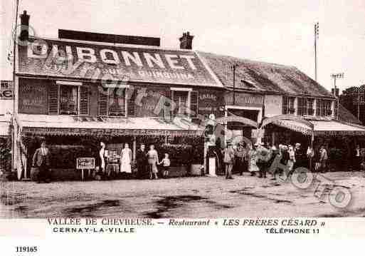 Ville de CERNAYLAVILLE, carte postale ancienne