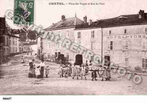 Ville de CHATELSURMOSELLE, carte postale ancienne