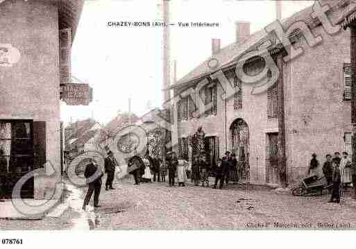 Ville de CHAZEYBONS, carte postale ancienne