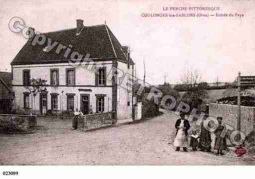 Ville de COULONGESLESSABLONS, carte postale ancienne