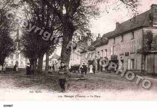 Ville de DANGESAINTROMAIN, carte postale ancienne