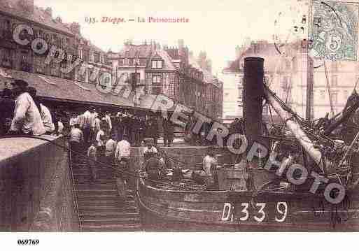 Ville de DIEPPE, carte postale ancienne