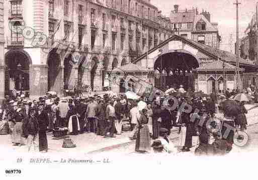 Ville de DIEPPE, carte postale ancienne