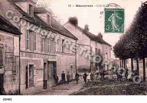 Ville de GOUVERNES, carte postale ancienne