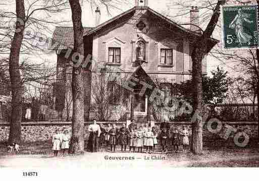 Ville de GOUVERNES, carte postale ancienne