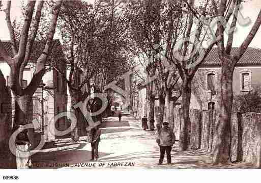 Ville de LEZIGNANCORBIERES, carte postale ancienne