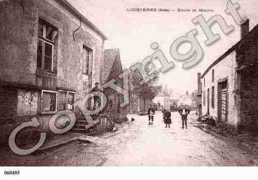 Ville de LIGNIERES, carte postale ancienne