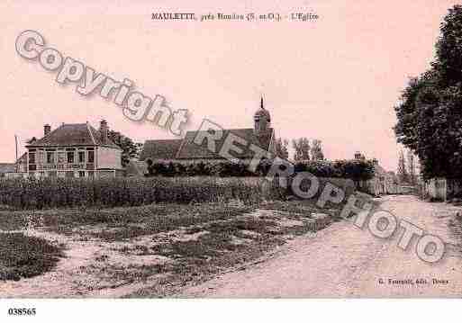 Ville de MAULETTE, carte postale ancienne