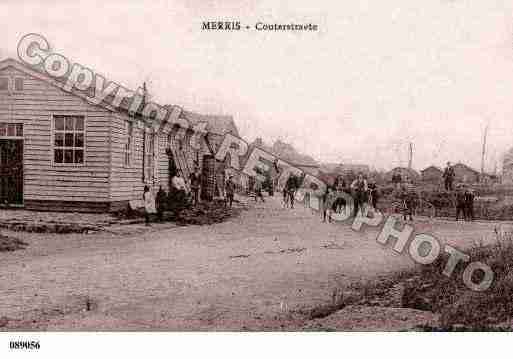 Ville de MERRIS, carte postale ancienne