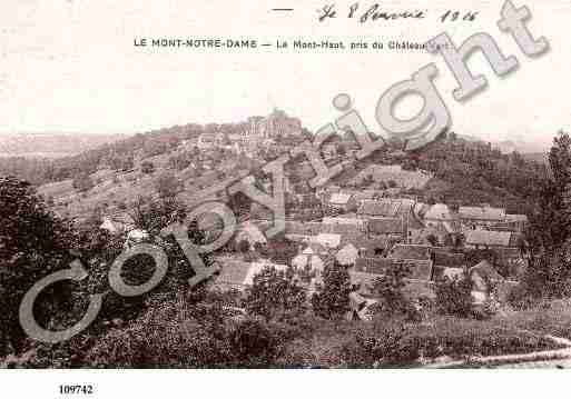 Ville de MONTNOTREDAME, carte postale ancienne