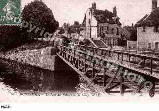 Ville de MONTARGIS, carte postale ancienne