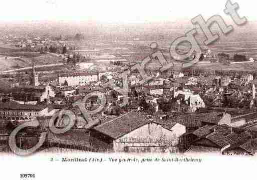 Ville de MONTLUEL, carte postale ancienne