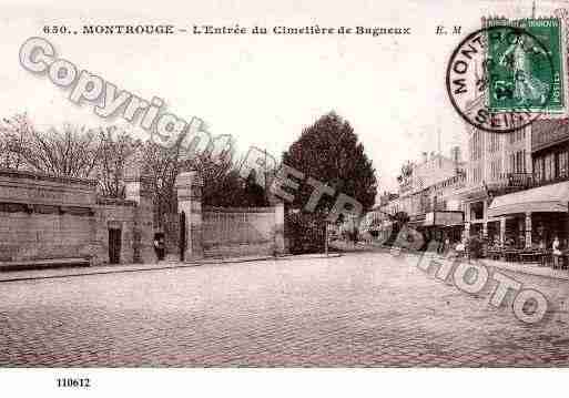 Ville de MONTROUGE, carte postale ancienne