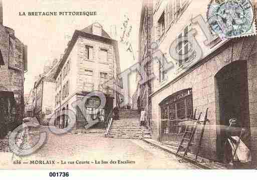 Ville de MORLAIX, carte postale ancienne