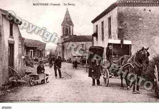 Ville de MOUTERRESILLY, carte postale ancienne