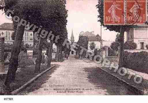 Ville de NEUILLYPLAISANCE, carte postale ancienne