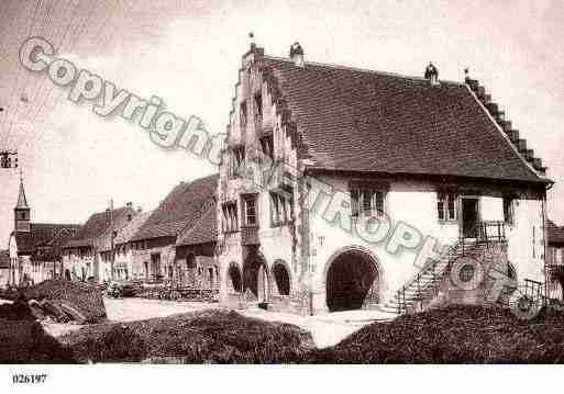 Ville de OERMINGEN, carte postale ancienne