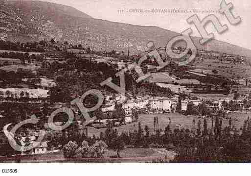 Ville de ORIOLENROYANS, carte postale ancienne