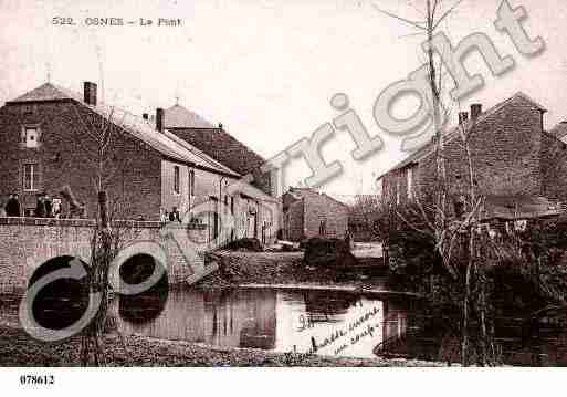 Ville de OSNES, carte postale ancienne