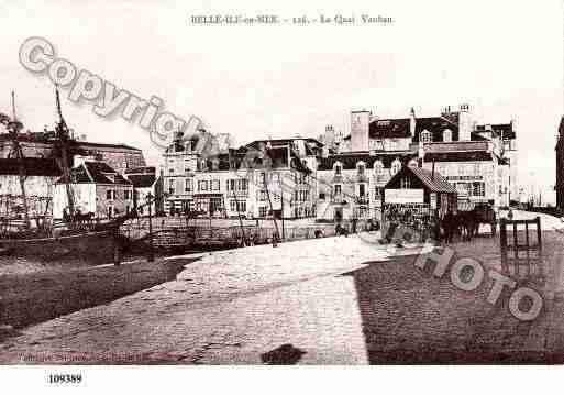 Ville de PALAIS(LE), carte postale ancienne