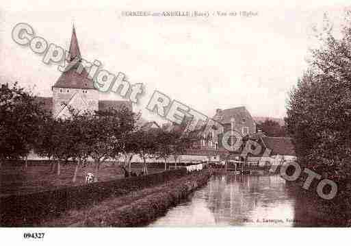 Ville de PERRIERSSURANDELLE, carte postale ancienne