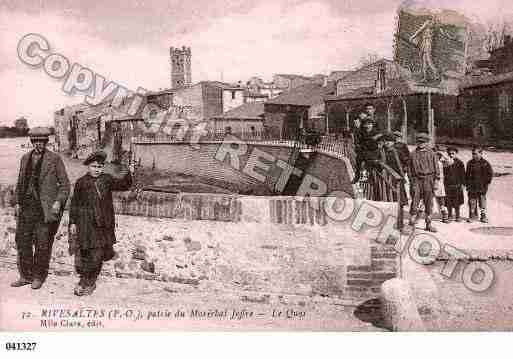 Ville de RIVESALTES, carte postale ancienne