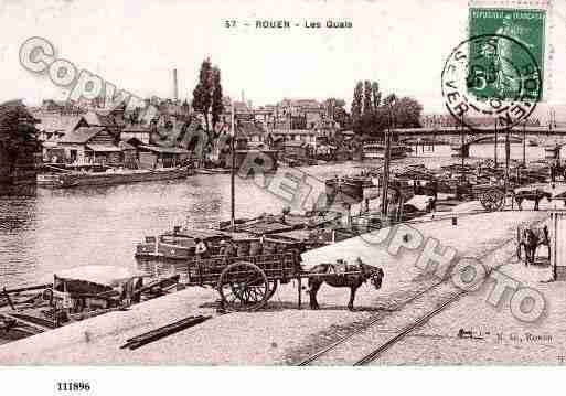 Ville de ROUEN, carte postale ancienne