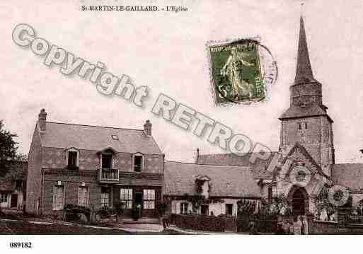 Ville de SAINTMARTINLEGAILLARD, carte postale ancienne