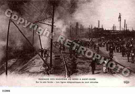 Ville de SAINTOUEN, carte postale ancienne