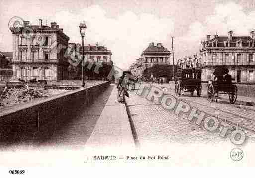 Ville de SAUMUR, carte postale ancienne