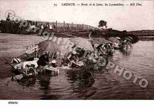 Ville de SAUMUR, carte postale ancienne