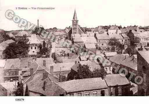 Ville de TRELON, carte postale ancienne