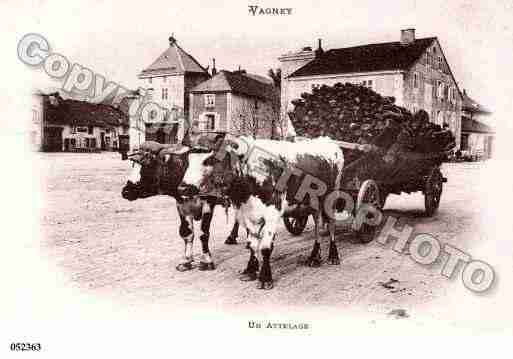 Ville de VAGNEY, carte postale ancienne