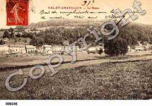 Ville de VALETCHATILLON, carte postale ancienne