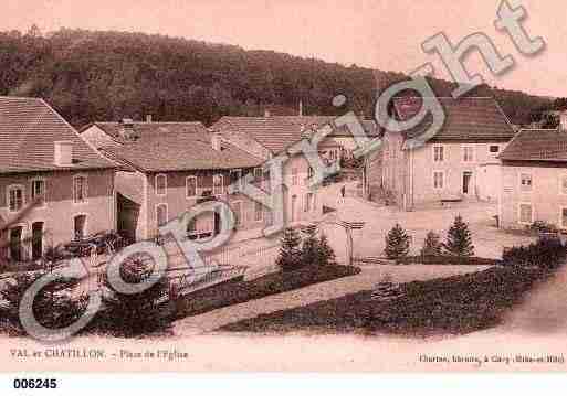 Ville de VALETCHATILLON, carte postale ancienne