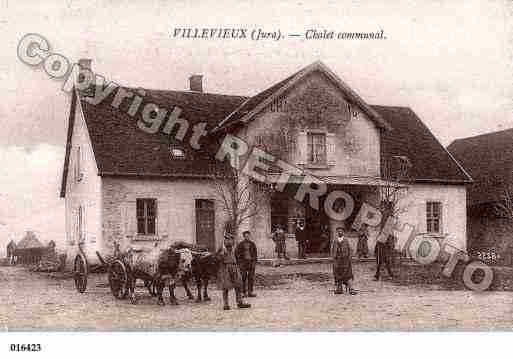 Ville de VILLEVIEUX, carte postale ancienne