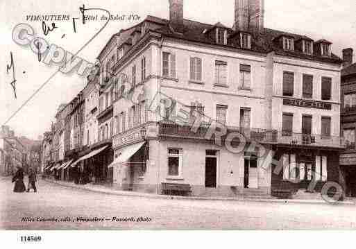 Ville de VIMOUTIERS, carte postale ancienne