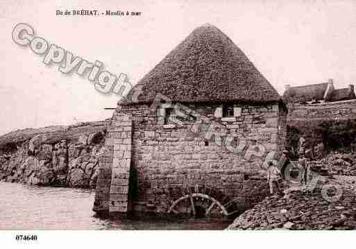 Ville de BREHAT(ILEDE), carte postale ancienne